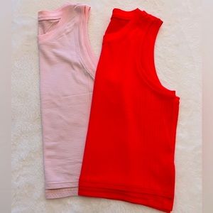 2 Lululemon Train To Be Tank Tops, size 2